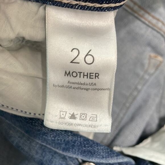 Mother Superior Distressed Cropped Jeans The Tomcat Size 26 New - Picture 10 of 11